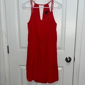 Banana Republic Red Sleeveless Dress